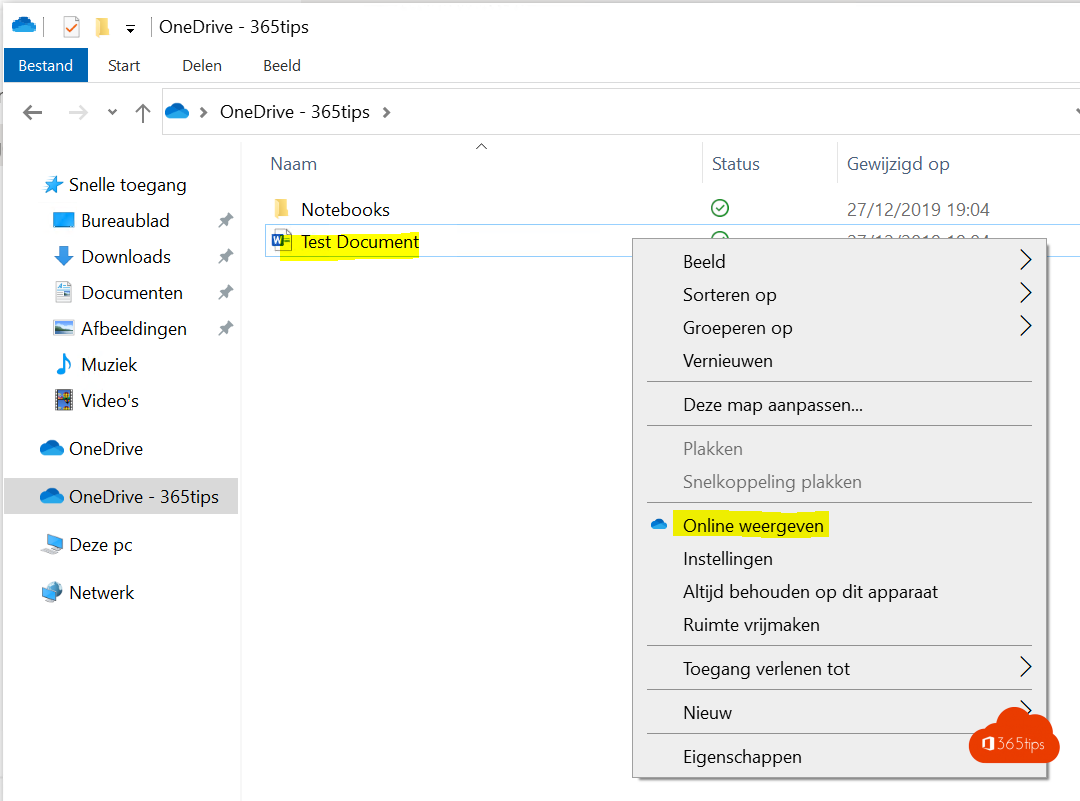 Hoe online werken met Word, Excel of PowerPoint in Microsoft Office 365