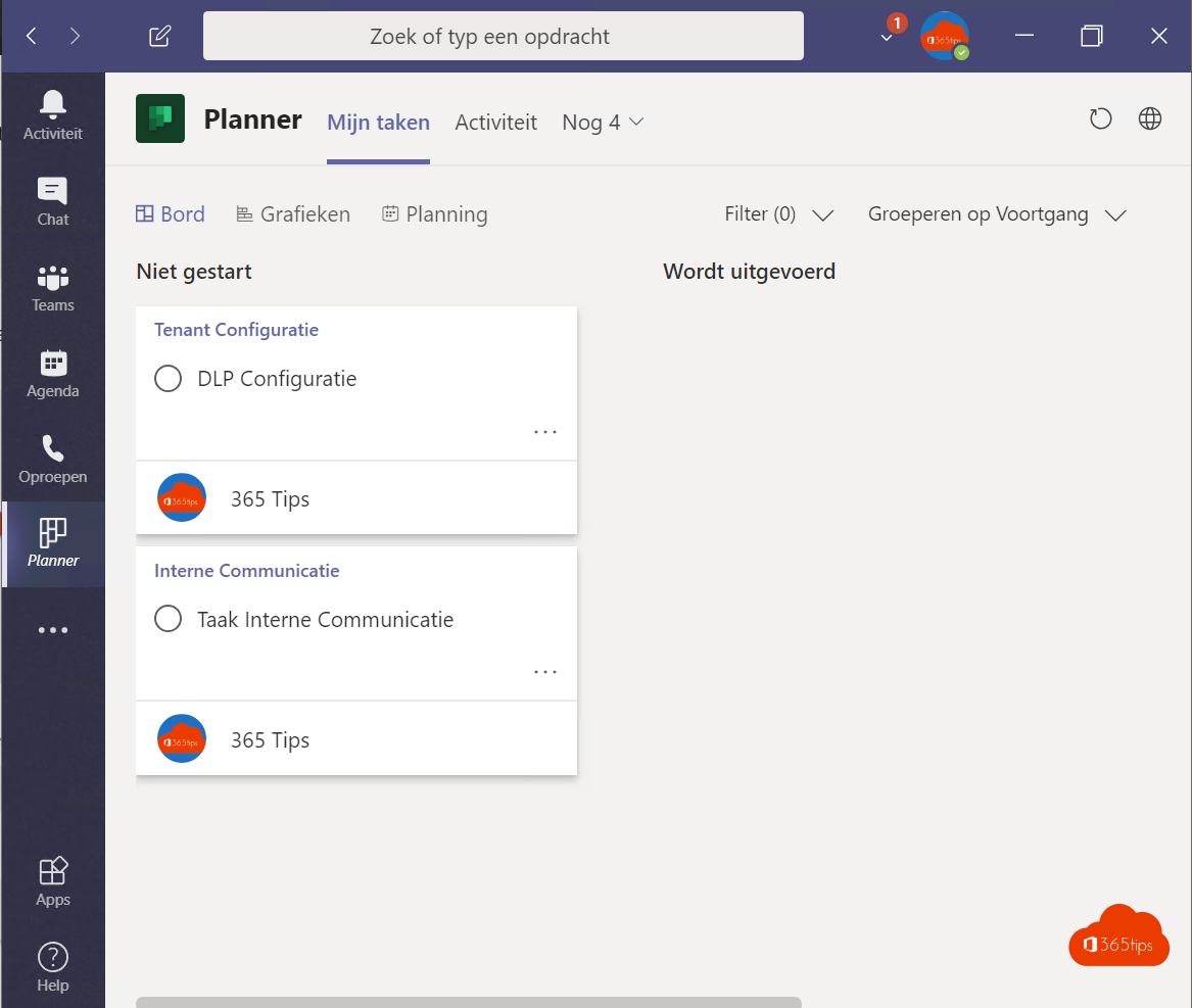 Eenvoudig overzicht houden op je planner taken met Teams