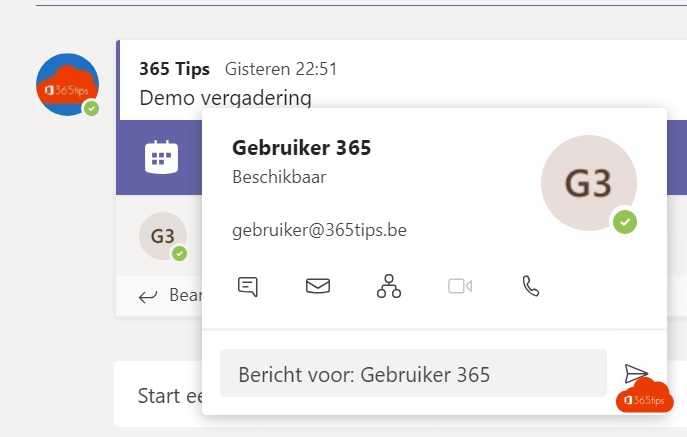 💬4 scenario's om in Microsoft Teams te chatten met interne en externe gebruikers