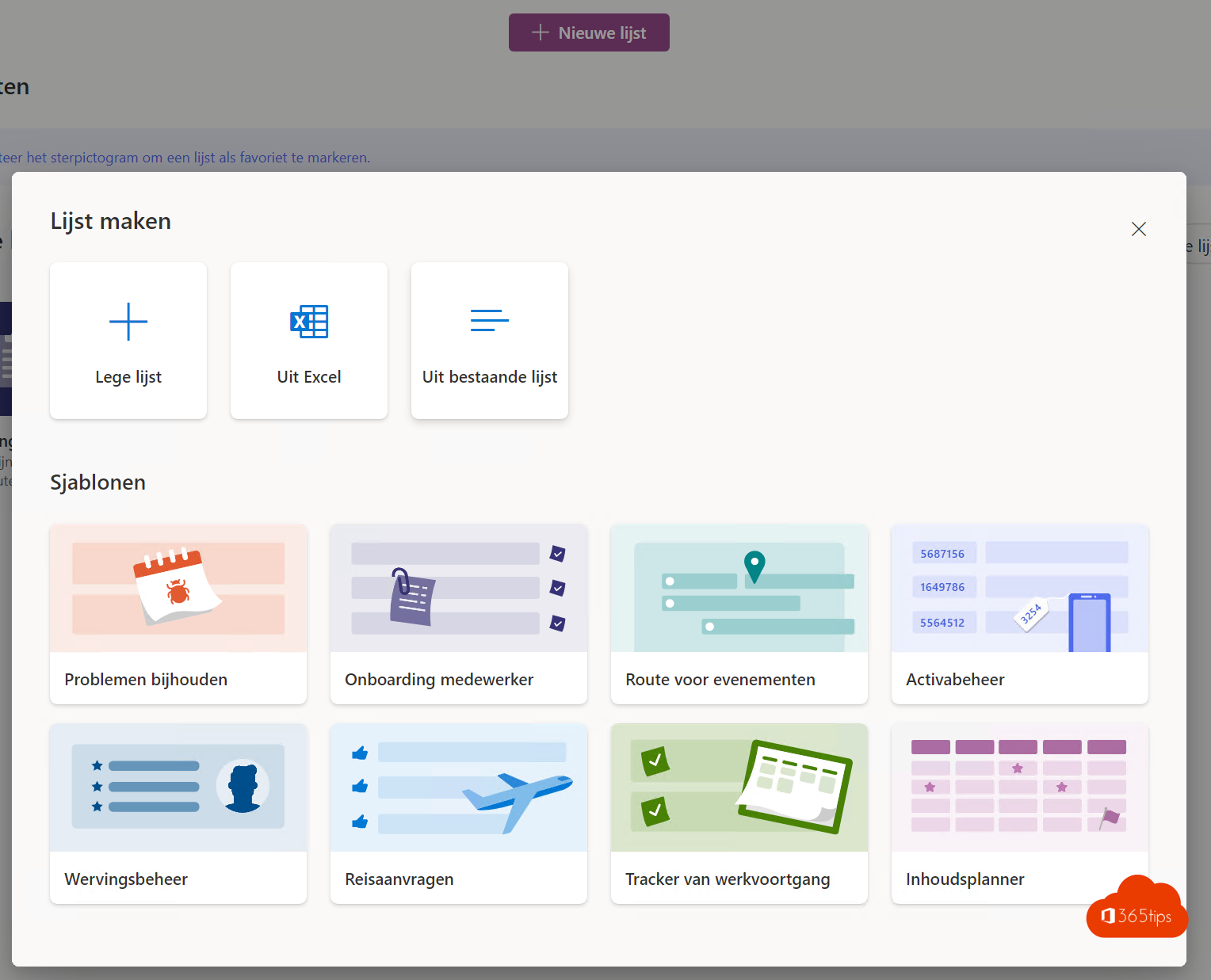 #3 Lists - Een huidige SharePoint lijst gebruiken in Microsoft Lists