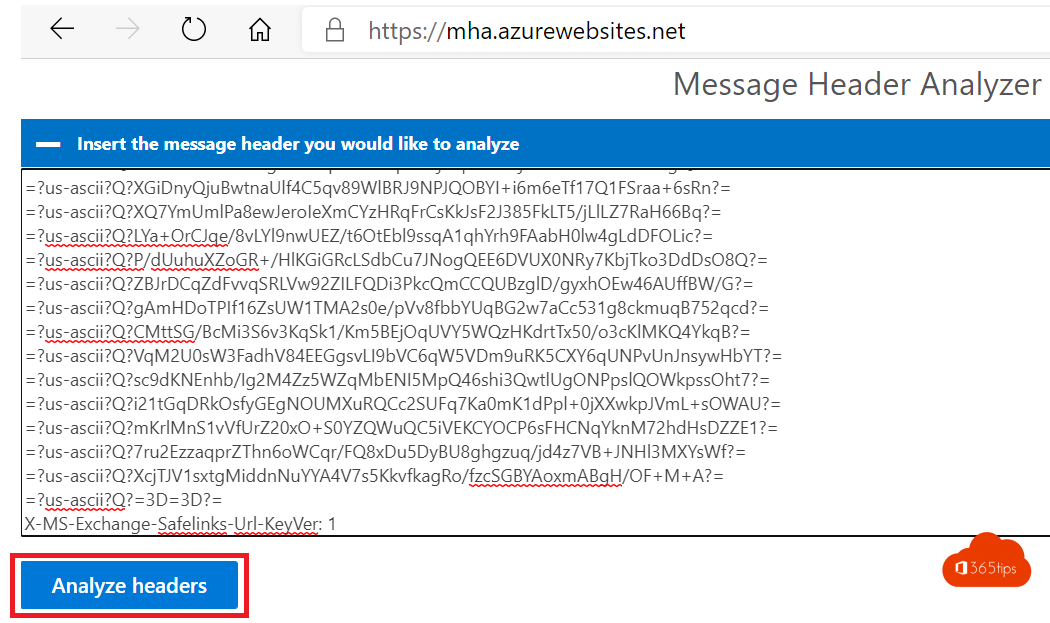 Een e-mail bericht analyseren met Message Analyser - Troubleshooten