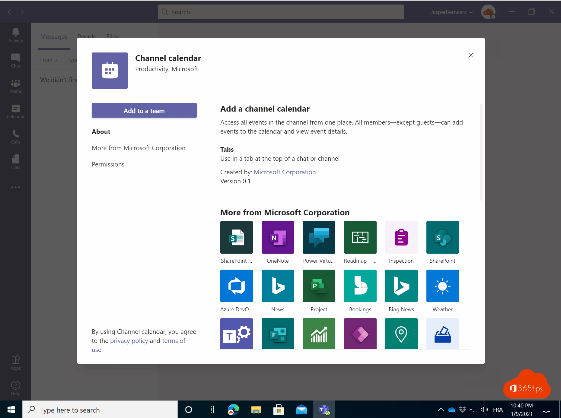 Handleiding "Kanaalkalender" activeren en gebruiken in Microsoft Teams