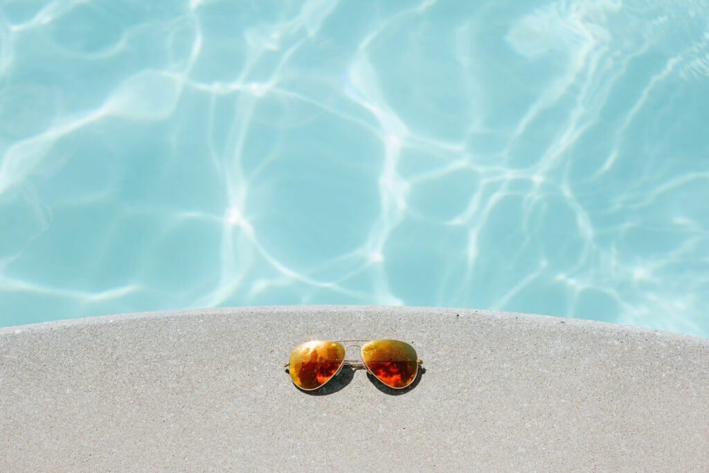 Summer background 6: sun, sea or beach