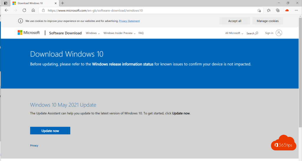 Windows 10 update assistant