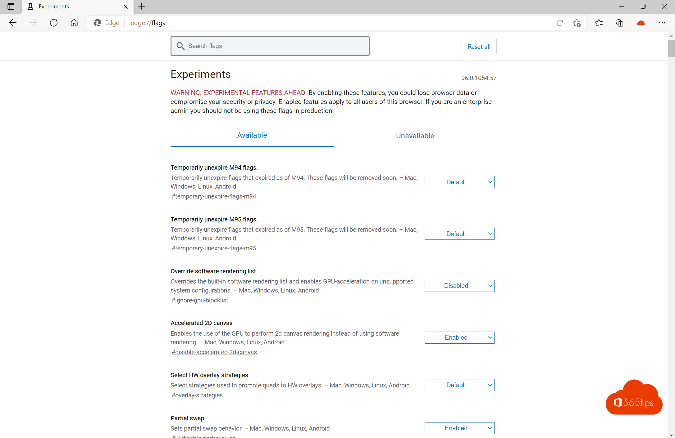 🤐 Hoe kan u toegang krijgen tot het menu "Edge://flags" in Microsoft Edge