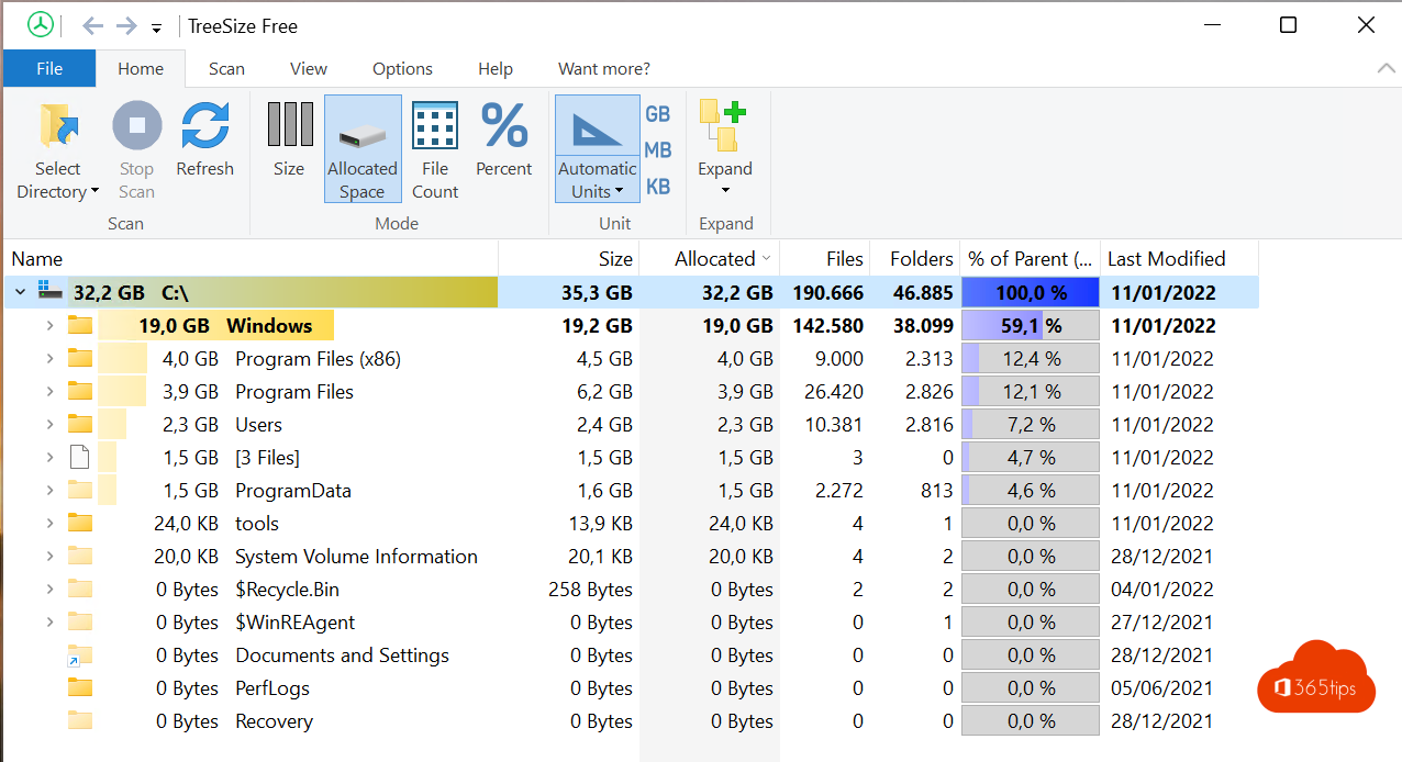 Hoe kan je grote bestanden vinden en verwijderen in Windows 10 of 11?