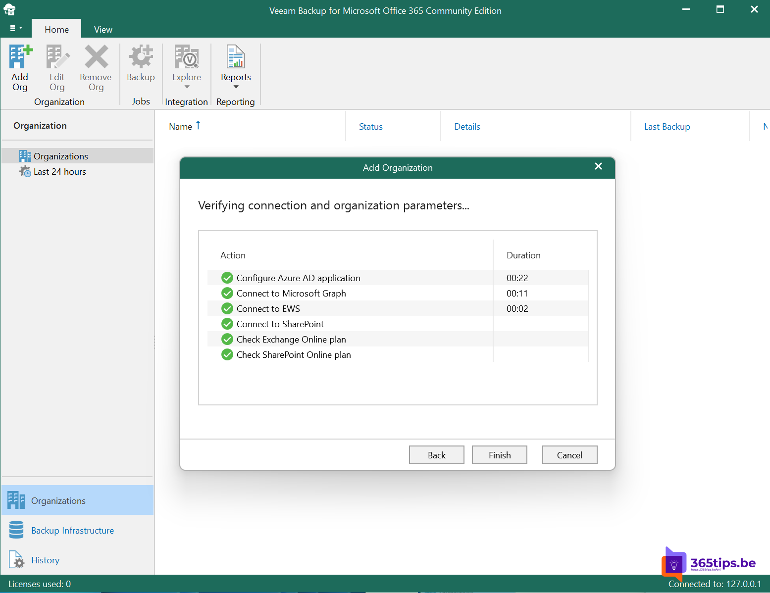 Hoe Veeam Backup voor Microsoft Office 365 in gebruik nemen