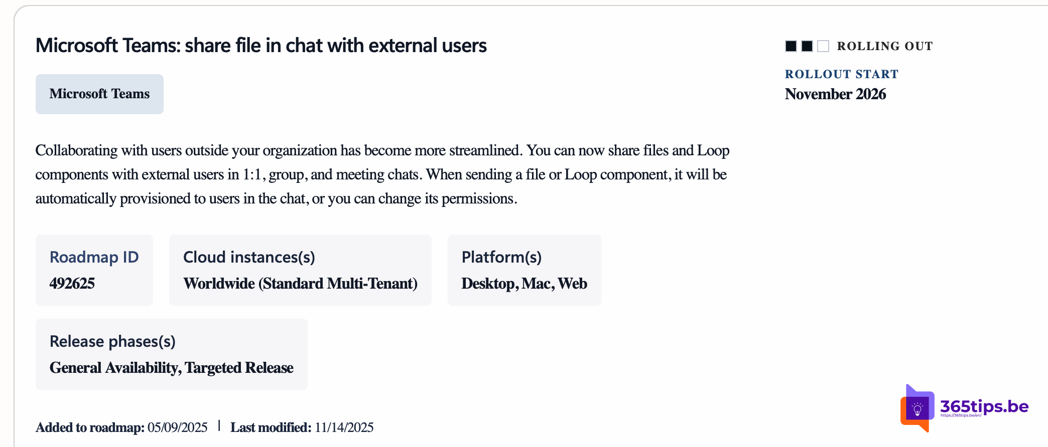 Eindelijk: Deel Loop-componenten en bestanden met externen in Microsoft Teams