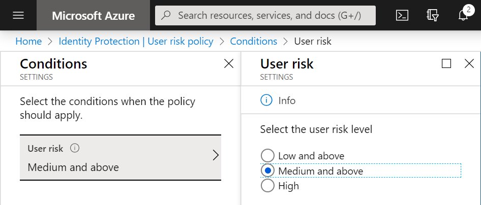 Azure AD SSPR — Authentication methods options: Mobile app notification, Mobile app code, Email, Mobile phone, Office phone, Security questions