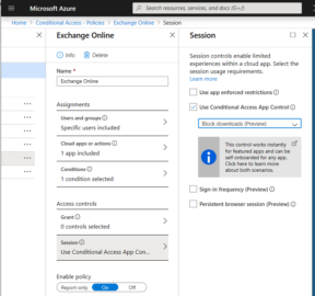 Protect apps with Microsoft CASB Conditional Access App Control